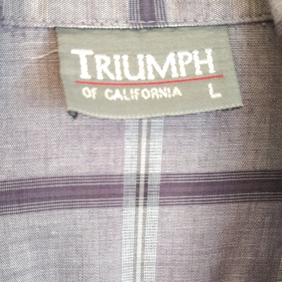 Men's Plaid Button Up Shirt Collared Vintage - Picture 2 of 3